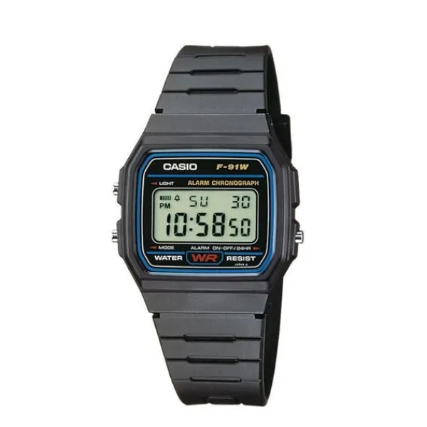 Casio Collection Miesten Kello F-91W-1YEG Flash Sale