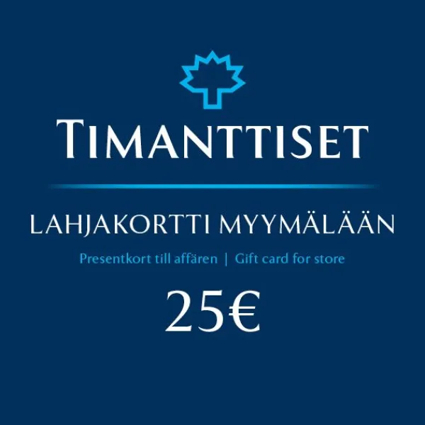 Lahjakortti Myymälään 25 € Outlet