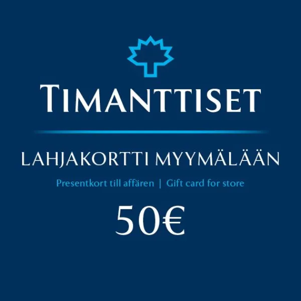 Lahjakortti Myymälään 50 € Online