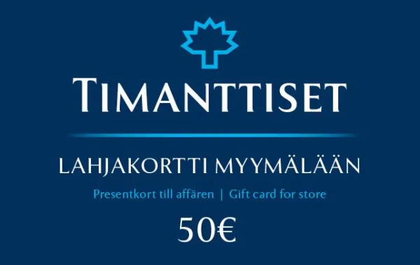 Lahjakortti Myymälään 50 € Online