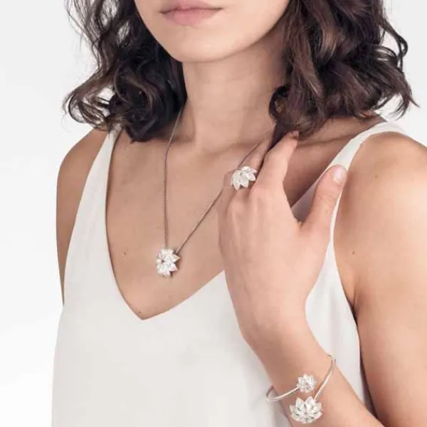 Lumoava Hurma Hopearanneketju/koru L53206100640 Discount