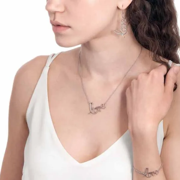 Lumoava Love Hopearanneketju/koru L53192500000 Hot