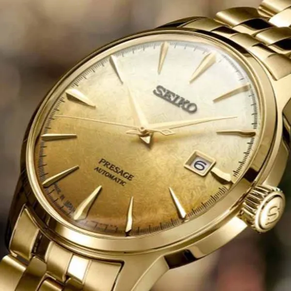 Seiko Presage Cocktail Time "Beer Julep" Miesten Kello SRPK46J1 Fashion