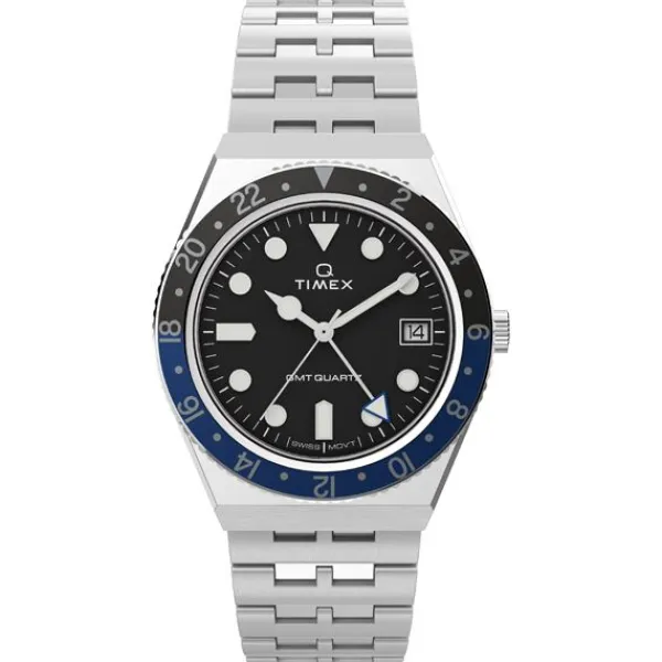 Timex Q GMT Miesten Kello TW2V38100 Clearance